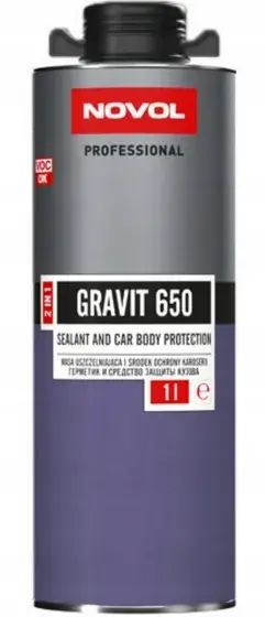 NOVOL Gravit 650 Masa Środek Ochrony 2w1 Czarny Darmowa dostawa