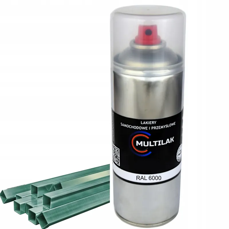 Tylko dziś Lakier farba w sprayu do aluminium RAL 6000 Mat