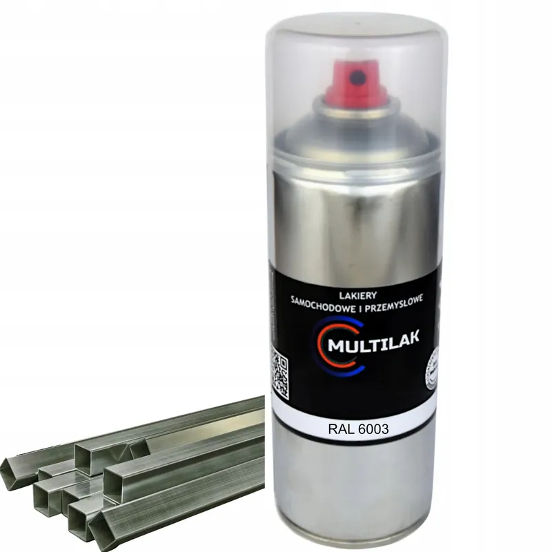 Oryginalny Lakier farba w sprayu do aluminium RAL 6003 Mat