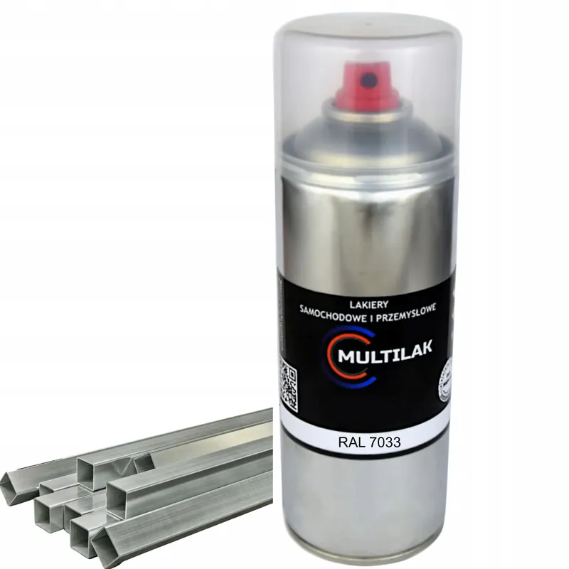 Zwrot pieniędzy Lakier farba w sprayu do aluminium RAL 7033 Mat
