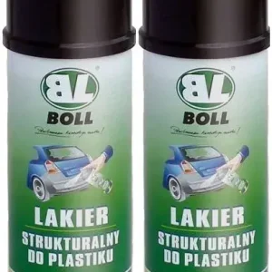BOLL LAKIER STRUKTURALNY DO PLASTIKU CZARNY 400ML 2 SZTUKI Oferta