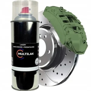 Farba w Sprayu do zacisków hamulcowych RAL 6011 Połysk Wysoka jakość