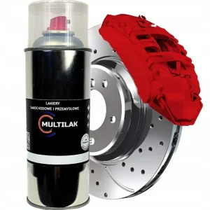 Farba w Sprayu do zacisków hamulcowych RAL 3001 Połysk Szybka dostawa