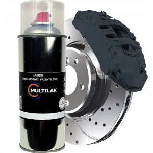 Promocja Farba w Sprayu do zacisków hamulcowych RAL 7026 Połysk