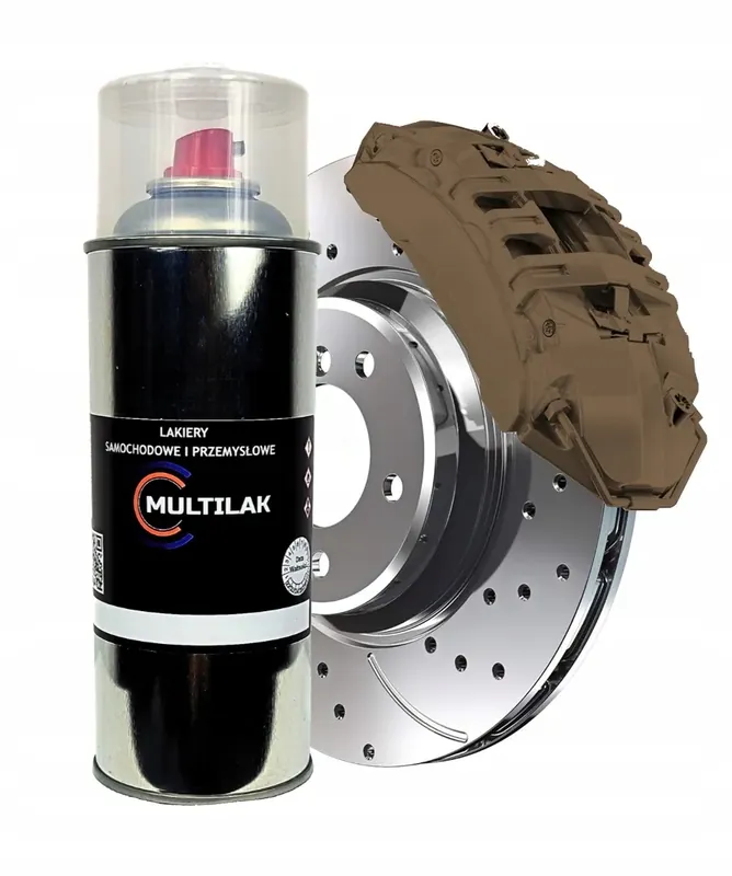 Farba w Sprayu do zacisków hamulcowych RAL 8025 Połysk Promocja