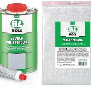 Zwrot pieniędzy BOLL ŻYWICA POLIESTROWA 1KG + Włókno szklane 150gm
