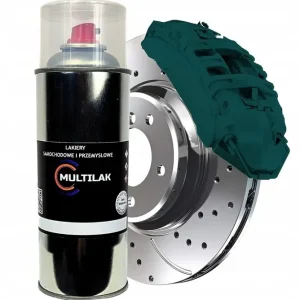 Farba w Sprayu do zacisków hamulcowych RAL 6004 Połysk Popularny