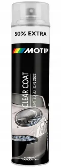 Ekspresowa dostawa MOTIP SPRAY LAKIER BEZBARWNY AKRYLOWY POŁYSK 600ml