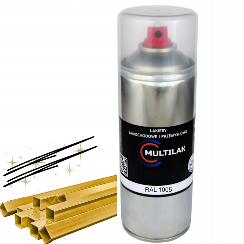 Zwrot pieniędzy Lakier farba w sprayu do aluminium RAL 1005 Półmat