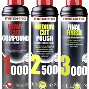 Nowość 3x Pasta Polerska Menzerna Polerowanie Lakieru Polerka Auta Rys 250ml