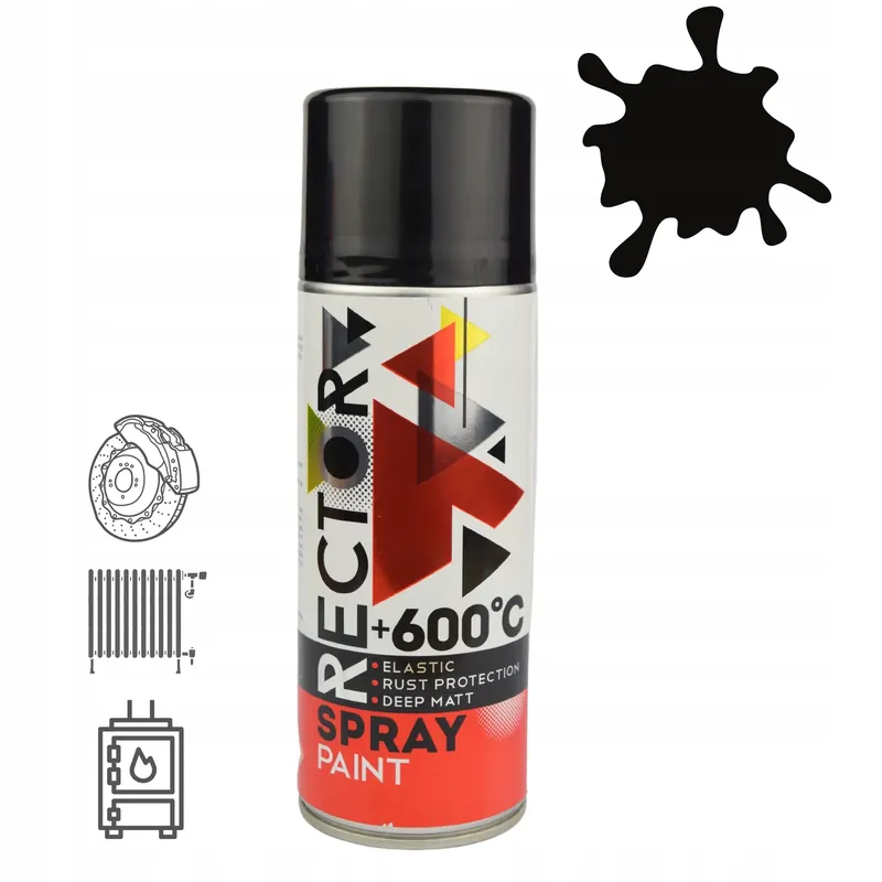 Emalia farba odporna na wysokie temperatury spray Oryginalny