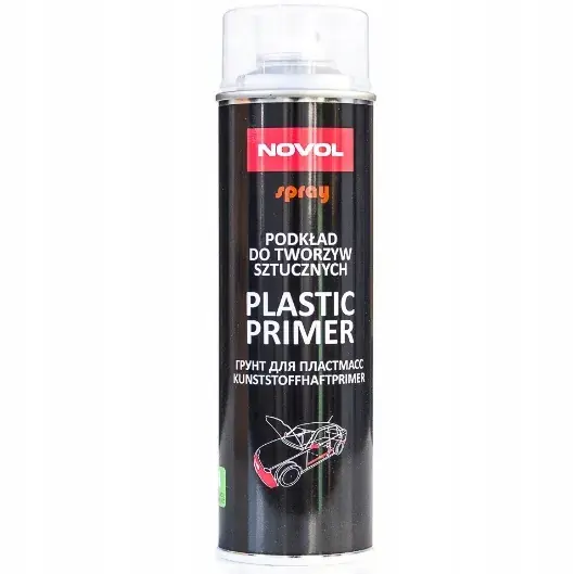 Autentyczny NOVOL PLASTIC PRIMER PODKŁAD DO PLASTIKU SPRAY 0,5