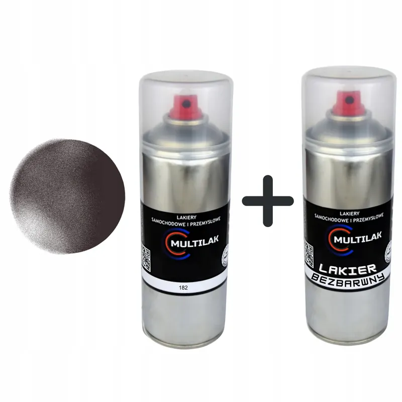 Nowość Lakier spray Mercedes Benz 182 + Lakier KLAR