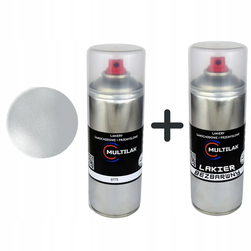 Ekspresowa dostawa Lakier spray Mercedes Benz 9775 + Lakier KLAR