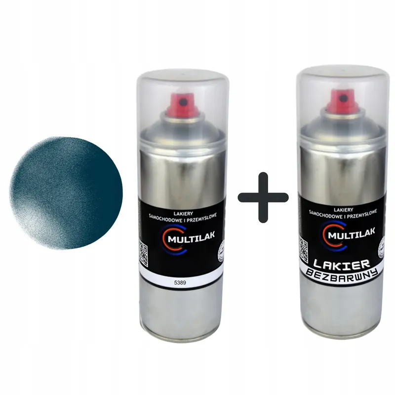 Lakier spray Mercedes Benz 5389 + Lakier KLAR Zwrot pieniędzy