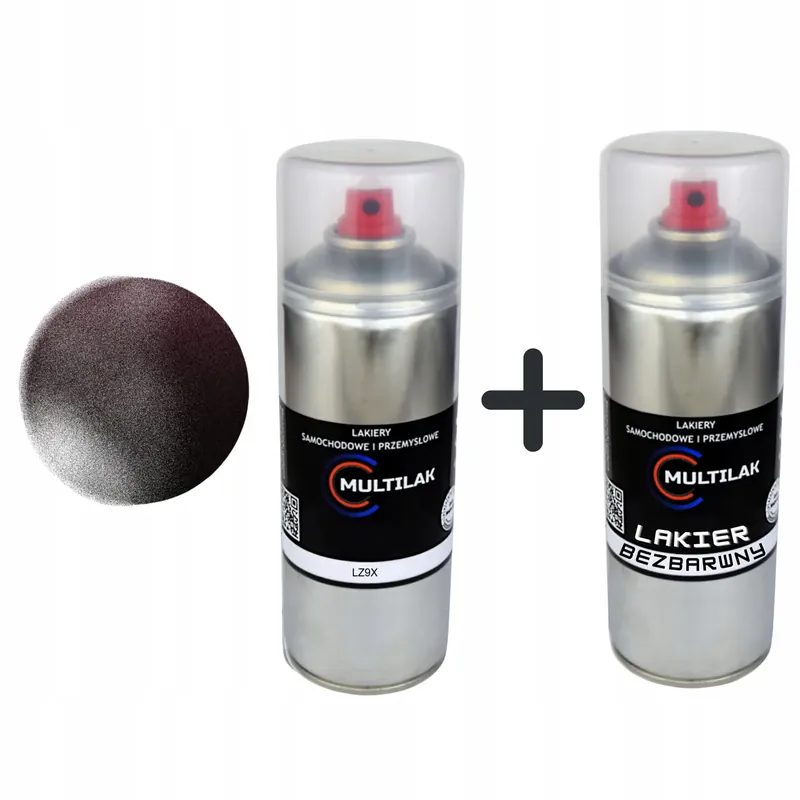 Lakier spray Audi LZ9X + Lakier KLAR Bezpieczna płatność