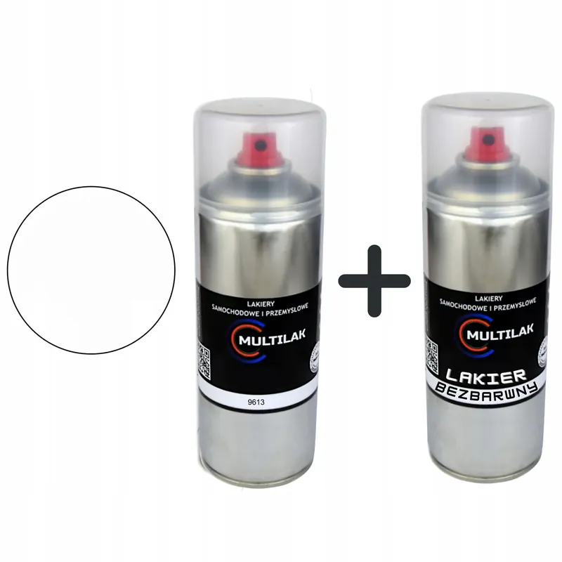 Autentyczny Lakier spray Mercedes Benz 9613 + Lakier KLAR