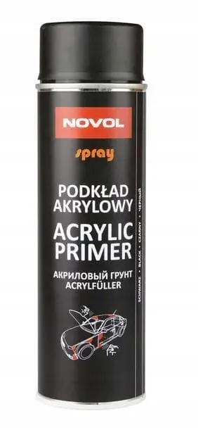Ostatnia szansa Novol ACRYLIC PRIMER - PODKŁAD AKRYLOWY CZARNY 500ml