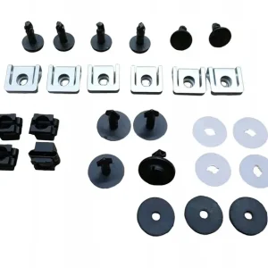 VW SKOD AUDI A4 B5 B6 ZESTAW SPINEK OSŁONY SILNIKA WKRĘTY ŚRUBY BLASZKI Wysoka jakość