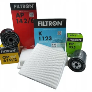 Autentyczny TOYOTA AVENSIS COROLLA VERSO 2,0D4D ZESTAW FILTRÓW