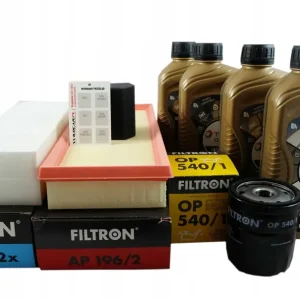 3 Filtry +Olej 0W20 Peugeot Partner III Rifter 1.2 Wysoka jakość