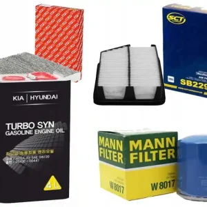 Zestaw filtrów HYUNDAI IX35 1.6,2.0 +olej Popularny