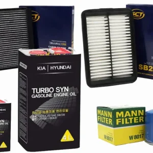 Zestaw filtrów KIA Cee'D 1.4 T-GDi od 2018 +olej Szybka dostawa