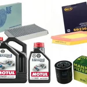 Zestaw filtrów Toyota C-HR 1.8 Hybrid +OLEJ od2017,09 Popularny