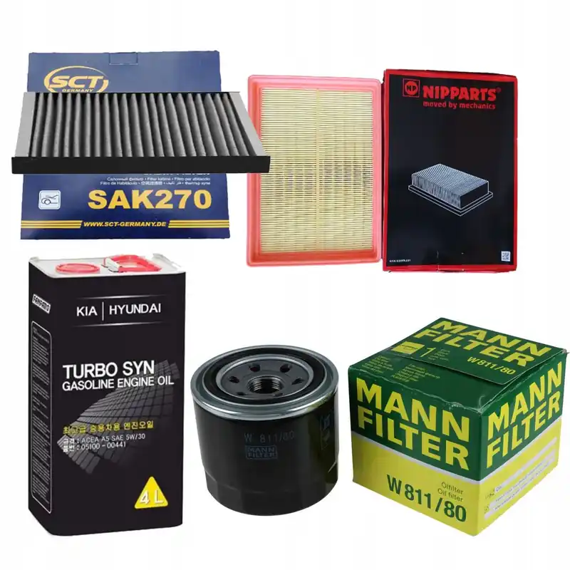 Zestaw filtrów Kia Carens III 1,6 2,0 CW olej 5w30 Kup teraz