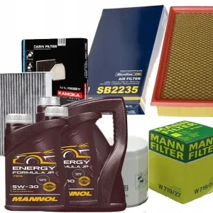 Zestaw filtrów Mazda CX-9(TB)3.5 3.7 +olej 6l Wysoka jakość