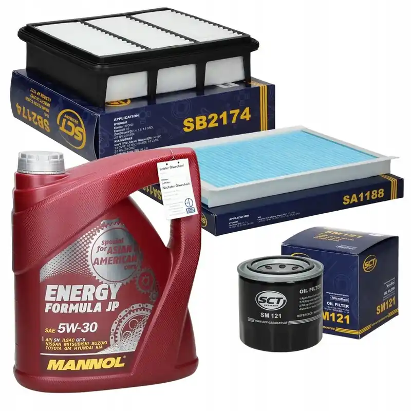 Zestaw filtrów KIA Cee'D 1.4 1.6 2.0 +OLEJ Najlepsza cena