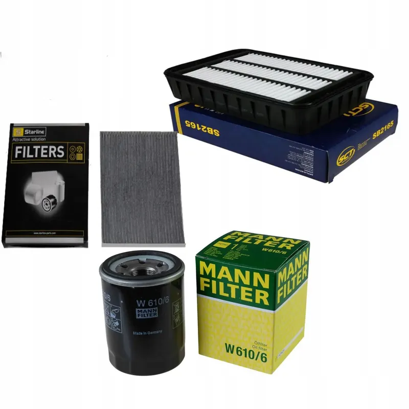 Zestaw filtrów Mitsubishi ASX 1.6 MIVEC 1,8 Oferta