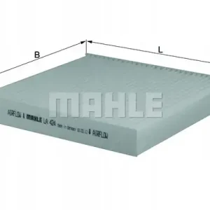 Wysoka jakość Filtr, wentylacja przestrzeni pasażerskiej KNECHT LA 424