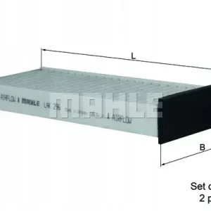 Zwrot pieniędzy Filtr, wentylacja przestrzeni pasażerskiej KNECHT LAK 296/S