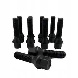 Zamów teraz Czarne śruby do kół felg 12x1,5 60mm BMW pod dystans 10szt.