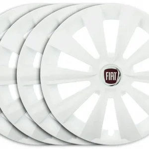 Ostatnia szansa KOŁPAKI 15'' FIAT 500 Bravo Qubo Fiorino BIAŁE DLB
