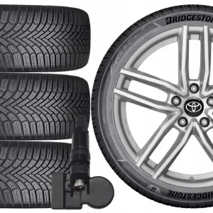 Bezpieczna płatność NOWE KOŁA ZIMA Toyota COROLLA XII 12 ZE1HE Bridgestone 225/40R18 TPMS-2