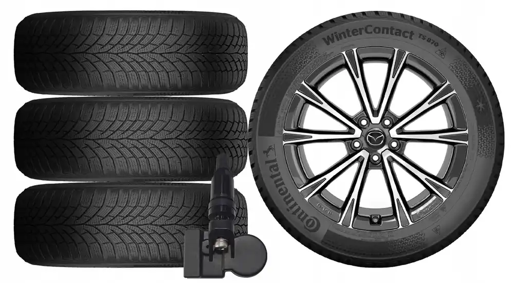 Autentyczny NOWE KOŁA ZIMA Mazda CX-30 (DM) Continental 215/55R18 TPMS-3