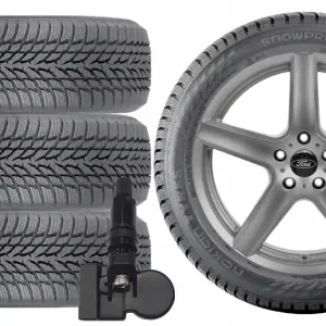 Autentyczny NOWE KOŁA ZIMA Ford Focus DEH Nokian 205/60R16 TPMS-5