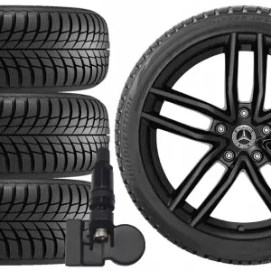 Bezpieczna płatność NOWE KOŁA ZIMA Mercedes GLA H247 F2B Bridgestone 215/65R17 MO-2