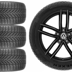 Autentyczny NOWE KOŁA ZIMA VW T-ROC (A1) Nexen 215/55R17-8