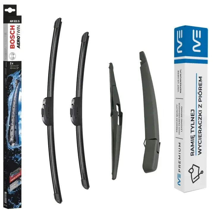 ZESTAW WYCIERACZEK PRZÓD + TYŁ OPEL ZAFIRA A 99- Zwrot pieniędzy