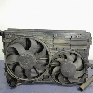 Wysoka jakość SKODA OCTAVIA II 2.0 TDI CHŁODNICA WODY WENTYLATORY 1K0121207A 1K0121251BK