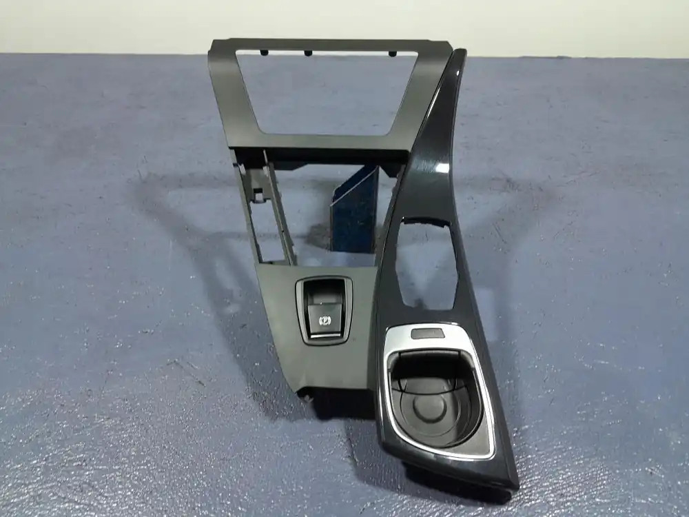 Autentyczny BMW 5 F10 F11 LISTWY DEKORY DESKI KONSOLI SCHWARZ S4ATA EU 9166649