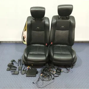 Wysoka jakość INFINITI FX II LIFT QX70 FOTELE PRZÓD KIEROWCY PASAŻERA SKÓRA EU EKRAN DVD