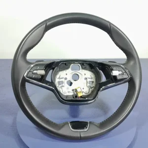 Bezpieczna płatność SKODA OCTAVIA IV KIEROWNICA SKÓRZANA WIELOFUNKCYJNA ŁOPATKI 5E3419093B